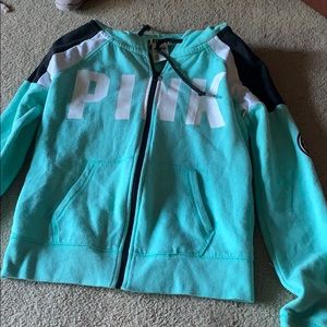 PINK zip up sweatshirt